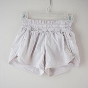 Lululemon High Rise Hotty Hot White/Gray